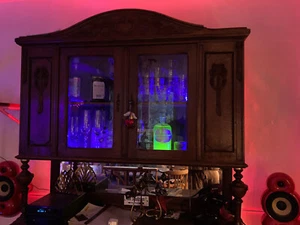 Alte "GIFT" Apothekerflasche, beleuchtet...! - Bild 1 von 16