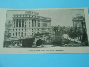 Nouveau siège de la comapgnie de Sao Paulo 1929 Image Print - Foto 1 di 1