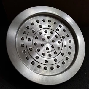 Oxygenics großer 7,5" breiter Sauerstoff-infundierter Regen gebürstetes Nickel Duschkopf 45568 - Bild 1 von 14