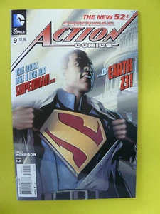Action Comics #9 -2nd Appearance of Calvin Ellis - President Superman - VF+ - DC - Picture 1 of 10