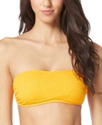 Top de bikini Vince Camuto pequeño bandeau mango nuevo Foto 1 de 4