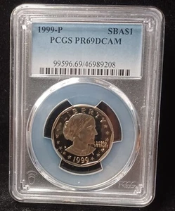 1999 P Susan B Anthony Dollar PCGS PR69DCAM. -#SL0033 - Picture 1 of 2