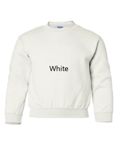 Highland Cow Sweatshirt Case IH Tractor Farm Boy Embroidered YOUTH Kids Crewneck - Picture 1 of 17