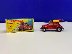 1972 LESNEY MATCHBOX SUPER FAST #11 FLYING BUG UNPLAYED WITH NICE BOX !! - Picture 1 of 13