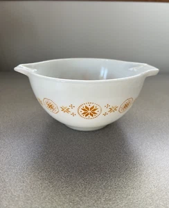 Vtg Pyrex Town & Country 1 1/2 Pt Nesting Mixing Cinderella Bowl 441 Snowflake - Picture 1 of 6