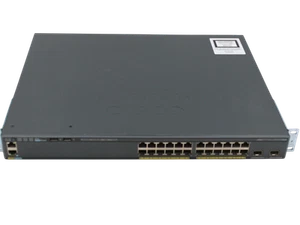 Cisco WS-C2960X-24PD-L 24-Port PoE+ Gigabit Ethernet Switch gebraucht - Bild 1 von 2