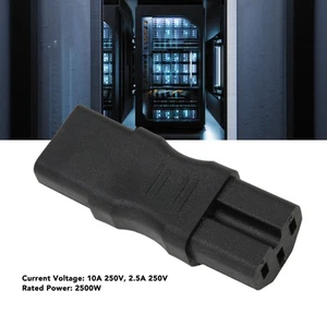 5x IEC320 C13 To IEC320 C15 Power Adapter Copper Standard Converter Connector CB - Afbeelding 1 van 24