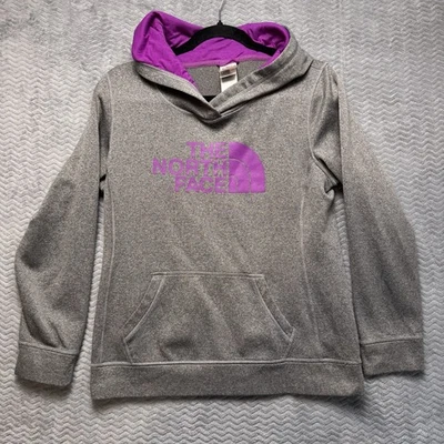 Sudadera con Capucha The North Face Logo Gráfico Para Mujer Gris Mediano/Rosa Sudadera Pullover Foto 1 de 4