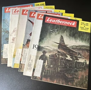 LOT 6x LEATHERNECK ZEITSCHRIFTEN MAI JUNI JULI AUG OKT NOV 1966 - SELTEN VINTAGE - Bild 1 von 14