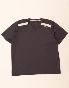 Camiseta Top REEBOK Para Hombre Grande Gris Bloque de Color Poliéster AY04 - Imagen 1 de 3