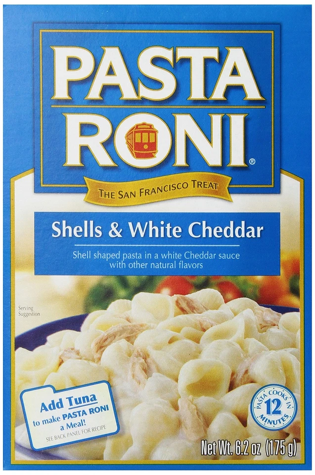 Pasta Roni Shells & White Cheddar Mix (pack of 12 Boxes)