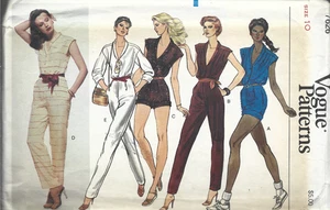 Vintage Vogue Pattern #7626-Misses Jumpsuit in Size  10 - Picture 1 of 1