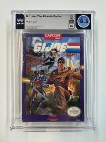 G.I. Joe The Atlantis Factor Nintendo NES 1992 WATA 8.5 SEALED B+ Seal