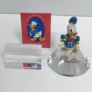 Disney Arribas Brothers 2001 Pato Donald con joyas base y placa 3 piezas Set - Imagen 1 de 19