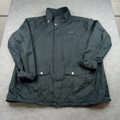 Columbia Jacket Mens 3XL Dark Green Omni-Tech Interchange Waterproof Breathable - Image 1 of 4