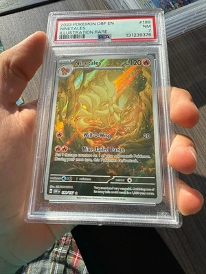 PSA 7 Ninetales #199 2023 Pokemon Obf Obsidian Flames 126686251 - Image 1 of 2