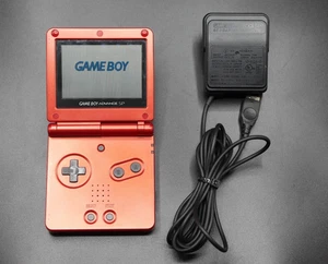 Nintendo Game Boy Advance SP Handheld-System - Rot *Gebraucht* KOSTENLOSER VERSAND - Bild 1 von 9
