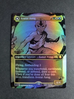 Avatar Aang 0308 (Borderless Foil) Mythic MTG Avatar - Image 1 of 2