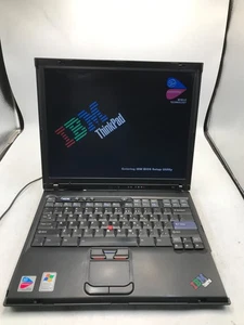 IBM ThinkPad R51 Intel Pentium M ATI Radeon 15" Laptop-BOOTS/BIOS LOCKED- MZ - Picture 1 of 7