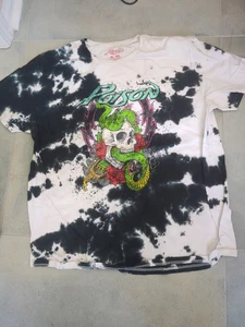 Poison Skull Tie Dye Heavy Metal Rock Band Tee T-Shirt Erwachsene XLarge Herren XL neu - Bild 1 von 4