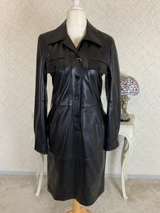 Max Mara Sportmax slim fit leather dress size Usa10- It44- De40-Uk12- Fr42 - Picture 1 of 13