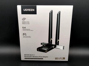 UGREEN WiFi 7 BE6500 PCIe WiFi Card, Bluetooth 5.4, Tri Band, MLO, Dual 6dBi - Picture 1 of 9