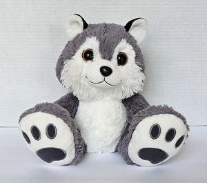 Aurora Taddle Toes Husky Plüsch Welpe Hund Stofftier Großer Kopf Großer Fuß 10 Zoll - Bild 1 von 9