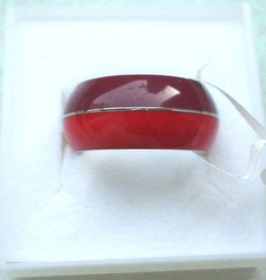 Zweifarbiger Esprit Ring Hell- und Dunkelrot, Gr. 17, UVP 29,90 - Bild 1 von 4