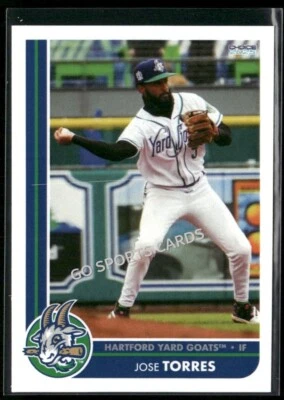 2025 Hartford Yard Goats Jose Torres RC Rookie Rockies DR Minor League - Image 1 of 2