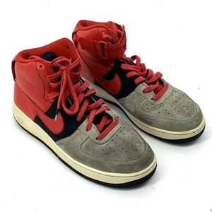 Nike Air Force 1 High 07 LV8 Grey Red Black 806403-007 Size 8.5 - Picture 1 of 10