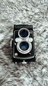 Yashica 635 copal MXV Medium Format TLR Film Camera with 35mm film made in Japan