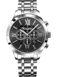 Thomas Sabo WA0015-201-203 Rebel Urban Cronografo Orologio Uomo - Foto 1 di 5