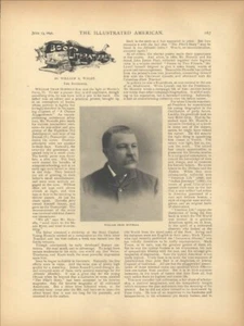 1891 William Dean Howells Author Critic Abolitionist Biological Sketch History - Picture 1 of 1