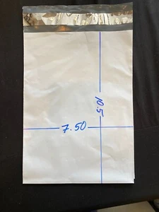 Poly Versandtaschen 2,35 ml Versand Umschlag Versandtaschen Kunststoff Dichtung 7,5 x 10,5 100 - Bild 1 von 3