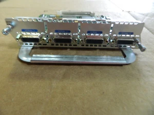 Cisco NM-4A/S 4-port Serial Module 2610 2620 2621 2611 2650 2600XM 3600 Router - Picture 1 of 3