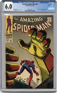 Amazing Spiderman #67 - Marvel 1968 Silver Age Issue - CGC FN 6.0 - (Mysterio) - Picture 1 of 1