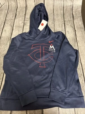 NWT Women’s Nike Minnesota Twins Hoodie XL Navy Sweatshirt - Image 1 of 4