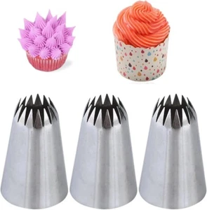 Large Size Icing Piping Nozzle Tip Size 6B Pastry Cake Sugarcraft Decorating Set - Picture 1 of 1