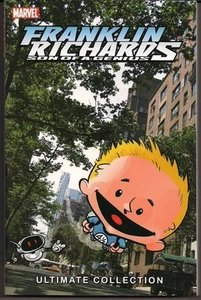 FRANKLIN RICHARDS HIJO DE UN GENIO COLECCIÓN DEFINITIVA MARVEL SOFTCVR GN TPB NUEVO - Imagen 1 de 1
