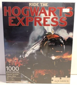 AQUARIUS RIDE THE HOGWARTS EXPRESS 1000 PC HARRY POTTER PUZZLE NEW SEALED - Picture 1 of 3