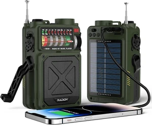 Radio portátil de onda corta Raddy RE40 FM/AM/SW/WB receptor, radio de emergencia 4000 mAh - Imagen 1 de 12