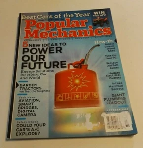 Popular Mechanics Magazine  Ideas To Power Our Future October 2005  - Picture 1 of 1