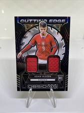 Adam Hlozek 2022-23 Obsidian Cutting Edge Electric Etch Jersey Patch /199 Rookie