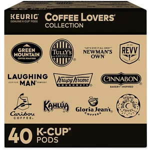 Coffee Lovers' Collection Sampler Pack, Single-Serve K-Cup Pods, Compatible with - Picture 1 of 12