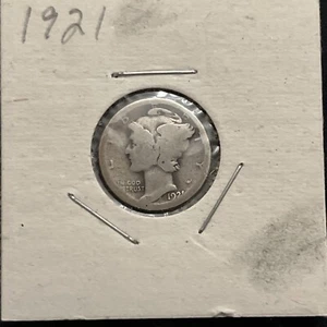 1921 Mercury Silver Dime 10C B01 - Picture 1 of 2