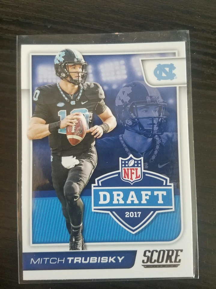 2017 Score NFL Draft #1 Mitchell Trubisky RC - Image 1 of 1