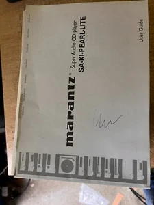 MARANTZ SA-KI-PEARL-LITE, MARANTZ SUPER AUDIO, MARANTZ GEBRAUCHSANWEISUNG - Picture 1 of 1