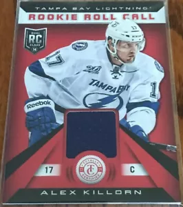 2013-14 Totally Certified Rookie Roll Call Jerseys Red Alex Killorn RR-AK - Picture 1 of 2