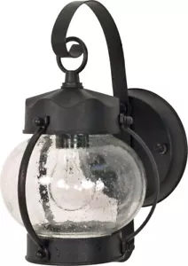 Nuvo Lighting 60/632 1 Light 10-5/8" Tall Outdoor Wall Sconce - Black - Picture 1 of 5