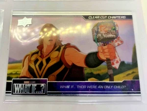 Marvel 2023 "Jane Foster Sold Thor Out" #63 What If Upper Deck Clear Cut - Picture 1 of 2